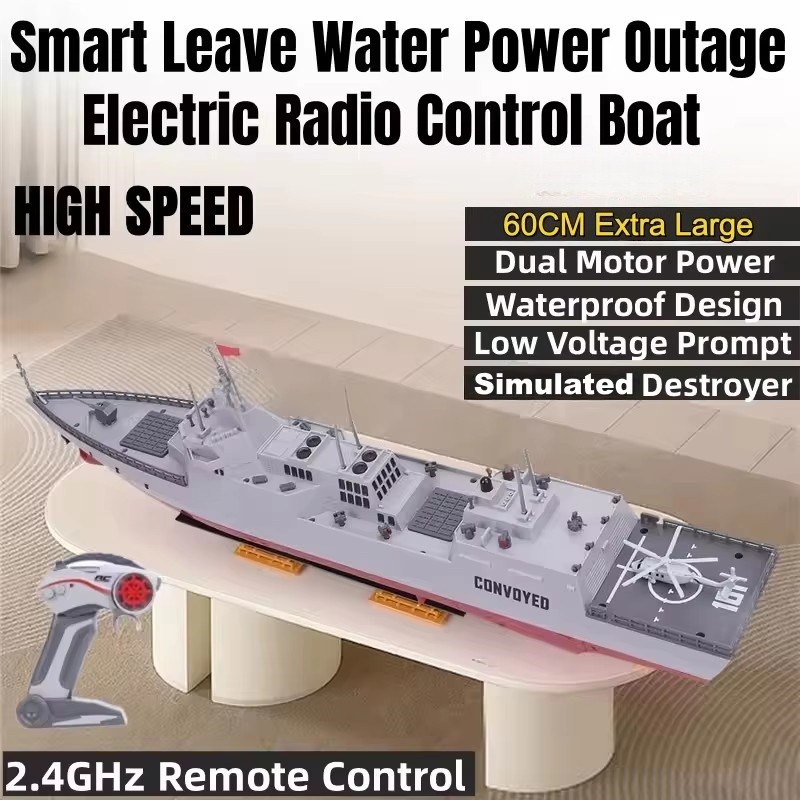 Rc Hobby Grade Boat - NOUVEAU Destroyer RC à grande vitesse