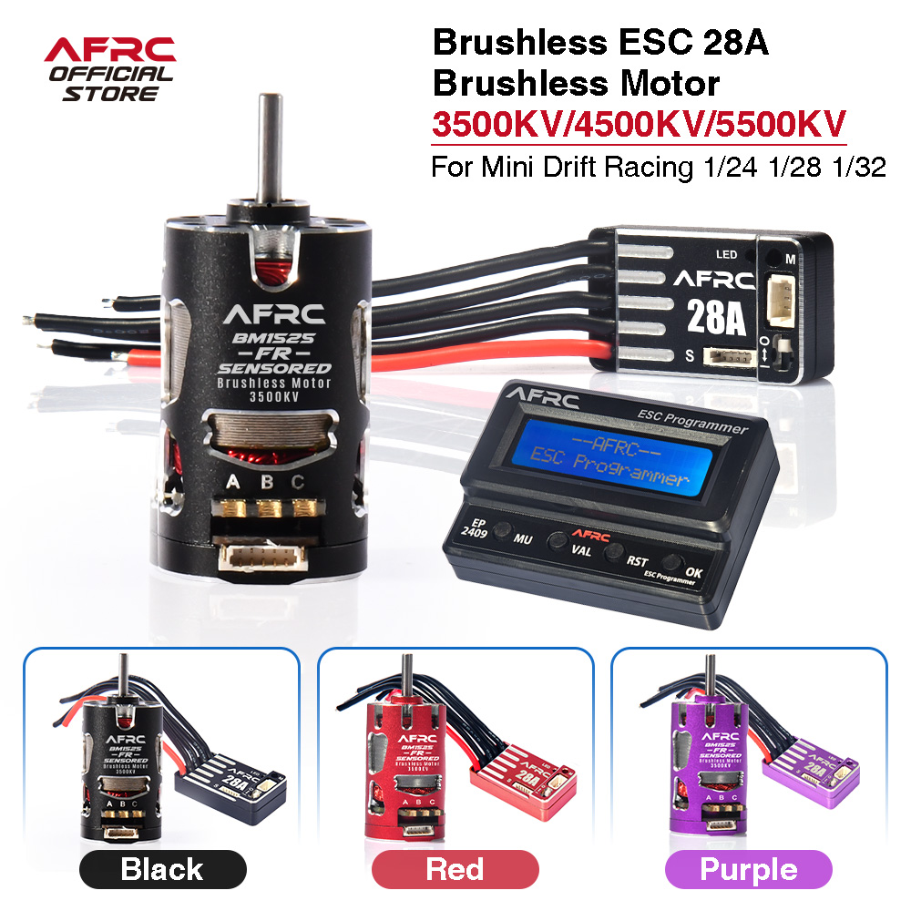 Rc Drift Car Brushless - AFRC ESC 28A Kit d'alimentation sans