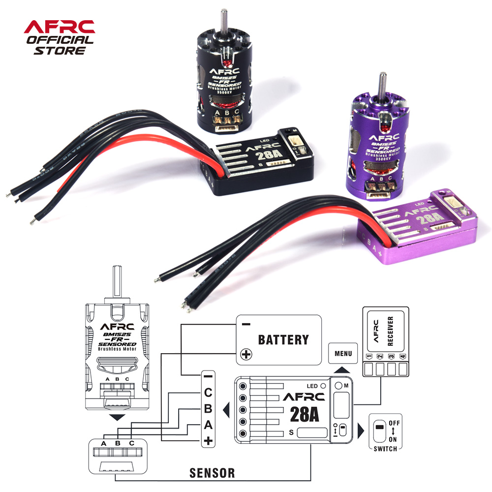 AFRC ESC 28A Kit d'alimentatio - Rc Drift Car Brushless avis et prix