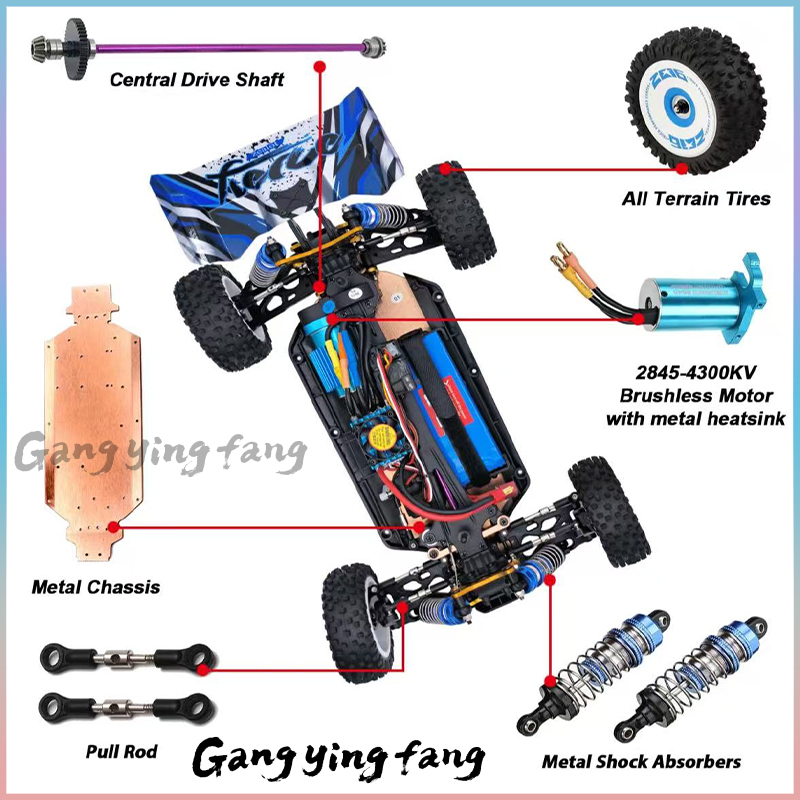 Wltoys-V8 1/12 124017G voiture - Rc Drift Car Brushless avis et prix