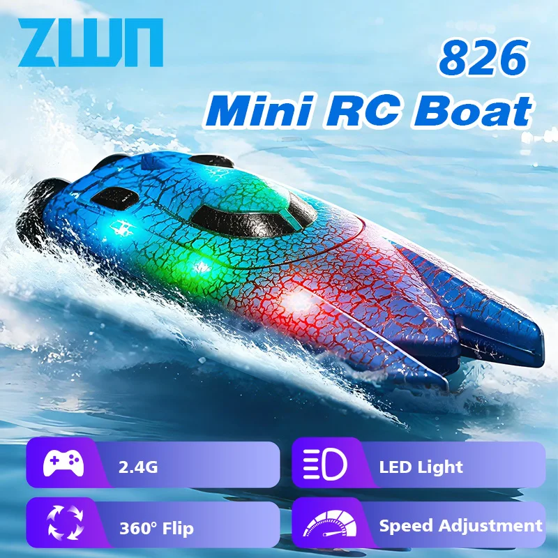 Mini bateau RC 2,4 GHz avec lu - Rc Hobby Grade Boat avis et prix